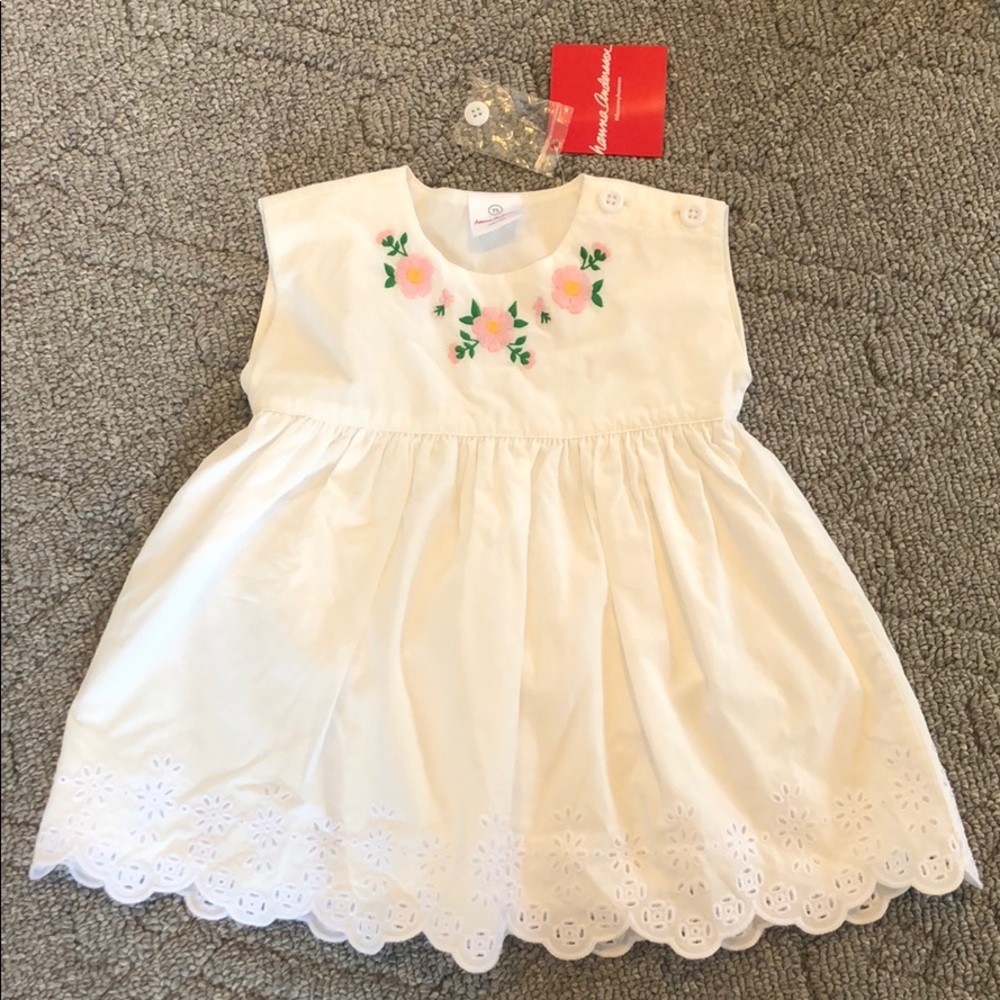 NWT Hanna Andersson White Dress